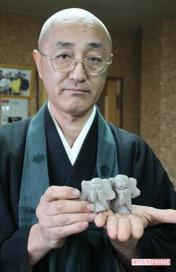 金田帝應住職が作る、お地蔵さん