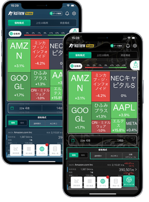 ポートフォリオ：業界初！アモルファス・ヒートマップ画面