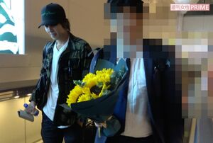 帰国便から出てきた山P