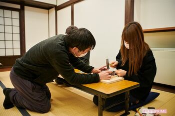 すずがみ作りに挑戦！　撮影／山田智絵