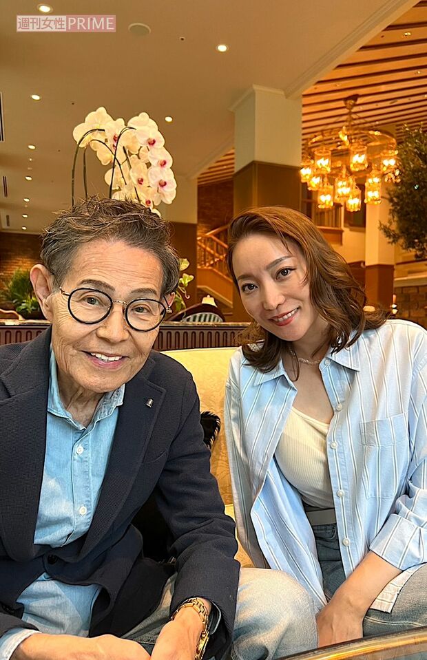 大好きな軽井沢旅行は、リフレッシュできて、いつも楽しい!　何より、加トちゃんとゆっくりできるのがうれしいです　写真提供／加藤綾菜