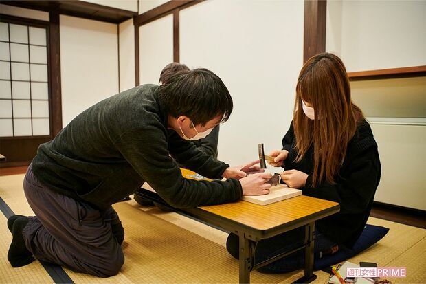 すずがみ作りに挑戦！　撮影／山田智絵