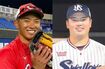 カープの中村奨成とヤクルトの村上宗隆（ともに本人のインスタグラムより）