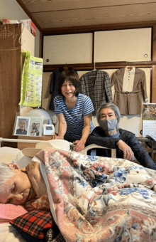 約10年間、藤沢市にある実家で母・光子さんの在宅介護を続けた