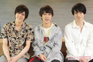 （左から）加藤翔、永田聖一朗、小早川俊輔　撮影／佐藤靖彦