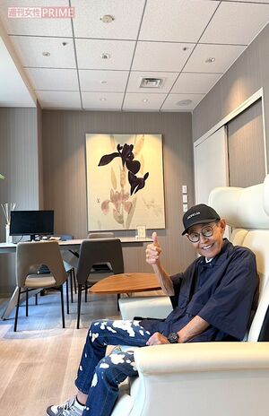 友達とたくさん話して元気いっぱいの加トちゃん　撮影／加藤綾菜