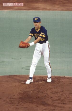 1995年7月のオールスターゲームでマウンド上がった『オリックス・ブルーウェーブ』イチロー1