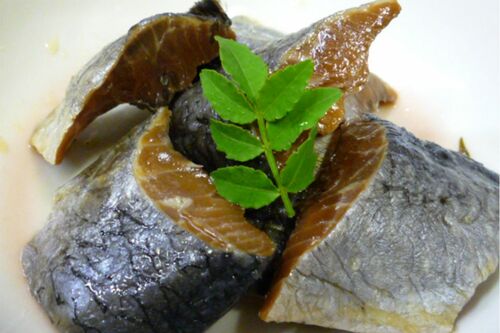 会津若松のにしんの山椒漬け。それぞれの家庭に「わが家の味」が。山椒の香りがさわやか