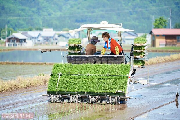 故郷・新潟の農業を支援するため「幸せプロジェクト」を立ちあげた小林幸子（22年撮影）