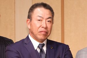 NPB12球団監督会議に参加した際の井上一樹監督