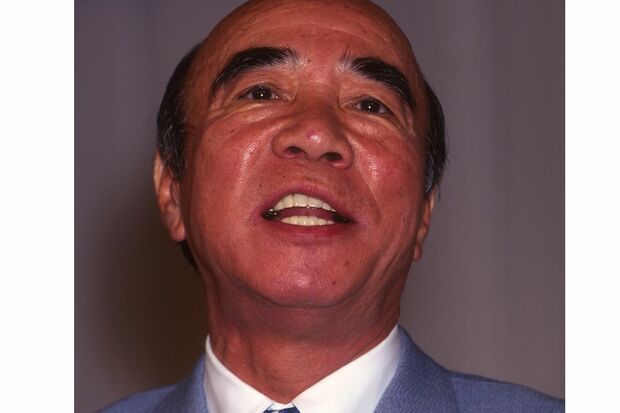 横山ノック氏(大阪府知事)