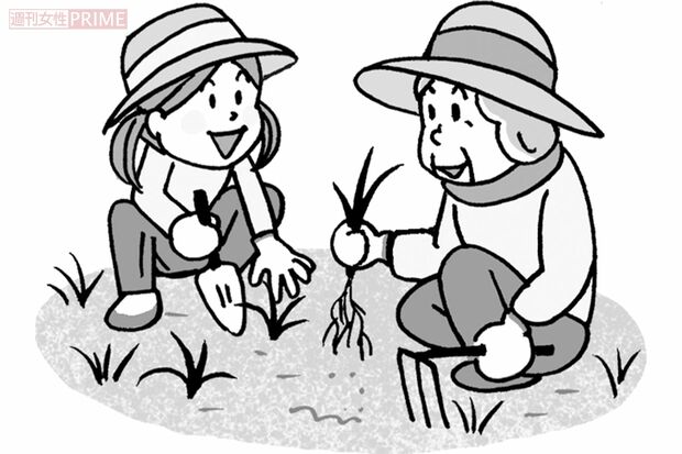 単純作業がマインドフルネスを高める（イラスト／上田英津子）