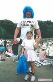 父と娘の微笑ましいツーショット