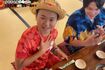 クラウドファンディングの支援者にほうとうをご馳走になるゆたぼん（本人のYouTubeより）