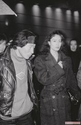 '90年に撮られた故・内田裕也さんと島田陽子のツーショット