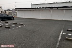 2018年3月に上半身のない猫の遺体が発見された駐車場