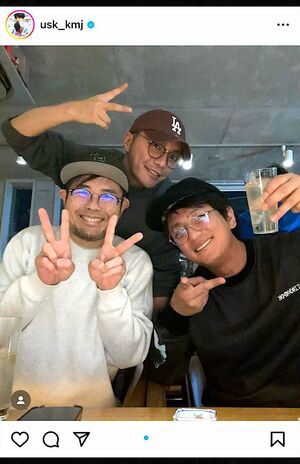 上地雄輔Instagramより