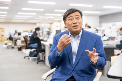 夢グループ社長・石田重廣（撮影／佐藤靖彦）