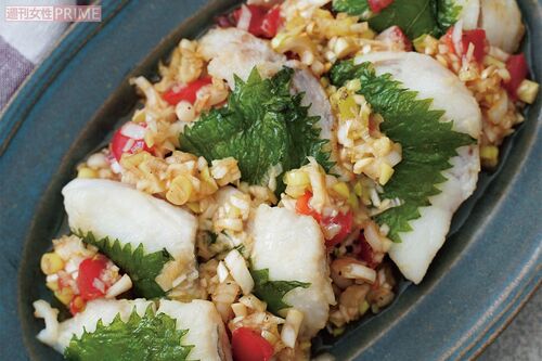 たらの香味マリネ