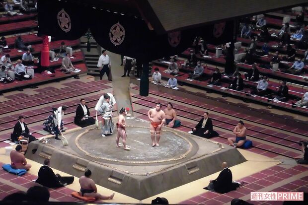 コロナ禍の開催となった、令和2年の大相撲九月場所（著者撮影）