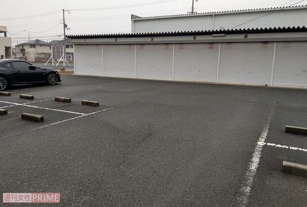 2018年3月に上半身のない猫の遺体が発見された駐車場