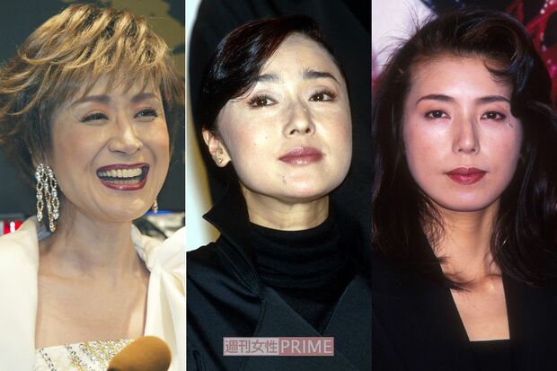 左から小林幸子、浅野ゆう子、高橋ひとみ