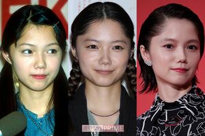 宮崎あおい（写真左から2001年・16歳、2011年・26歳、2019年・34歳）