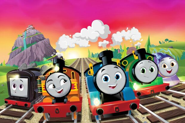 『映画きかんしゃトーマス大冒険!ルックアウトマウンテンとひみつのトンネル』ゲスト声優/ディーン・フジオカ、やす子　4月19日（金）全国ロードショー（C）2024Gullane（Thomas）Limited.