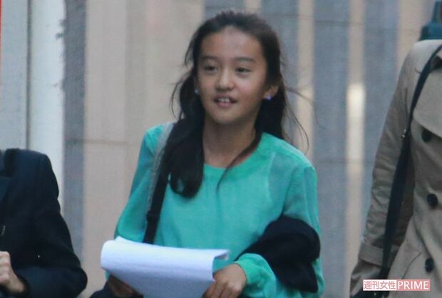 静香に連れられ、長女とヴァイオリンのコンサートに参加したKoki,（'13年10月）