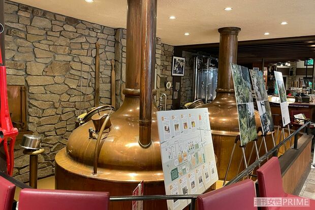 クラフトビールのブルワリーに併設　撮影／村田らむ
