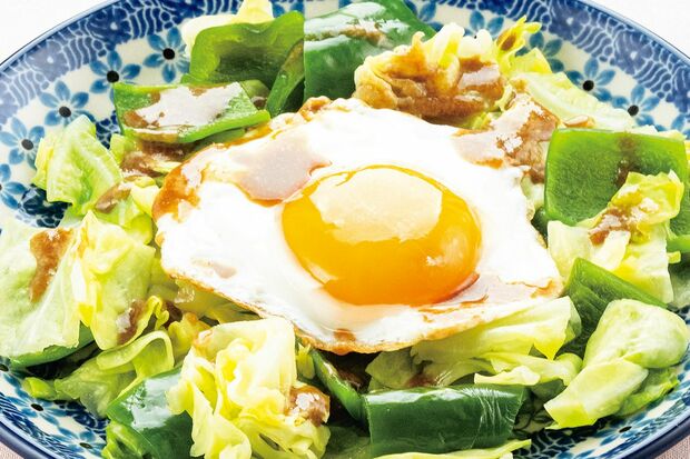 目玉焼き甘酢ごまソース 撮影/向村春樹