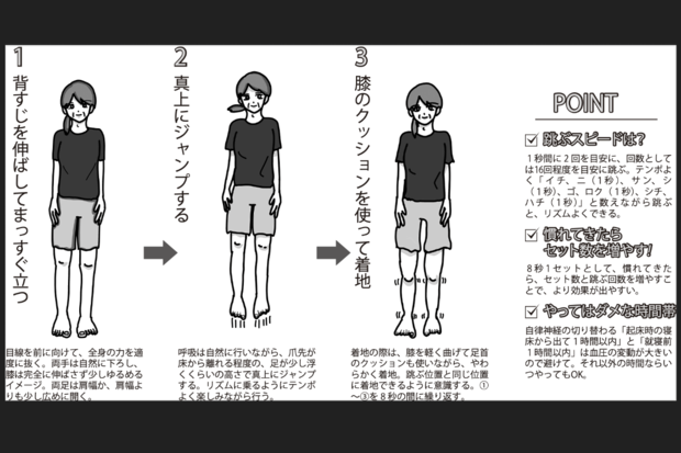 1日1回基本の8秒ジャンプ