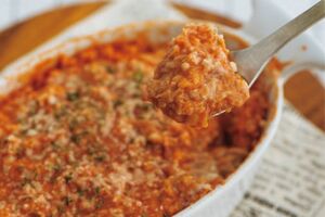 オートミールのトマトリゾット 撮影/山田耕司(扶桑社) スタイリング/鈴木亜希子