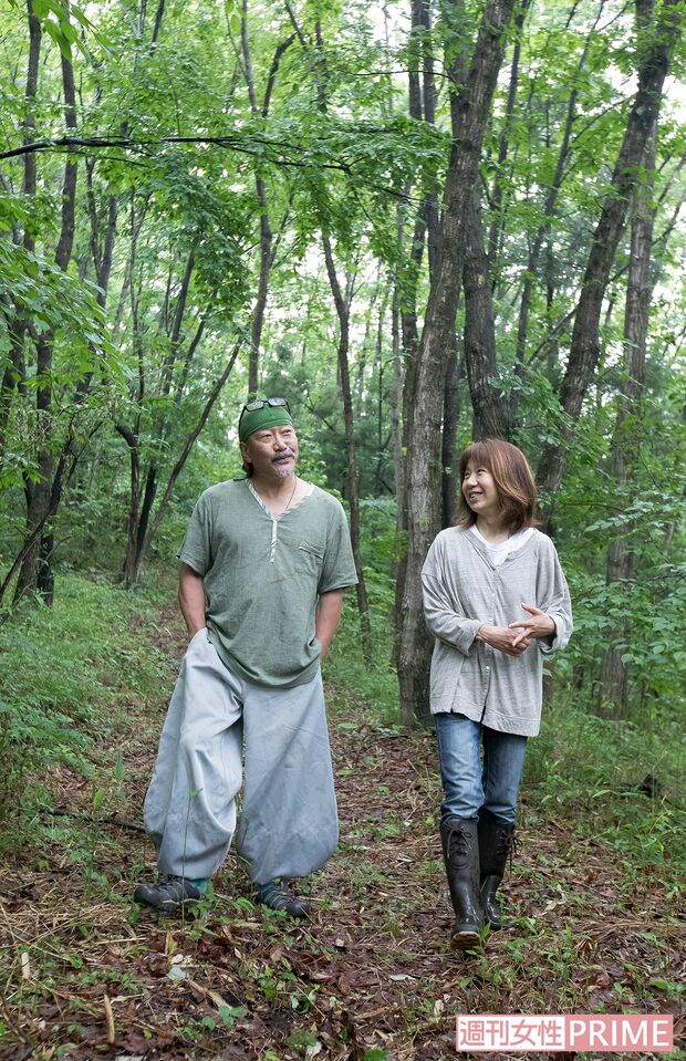 守村さんが引いた林道。「ここにサーキットを造りたいと思ったこともあるんだよ」　撮影／伊藤和幸