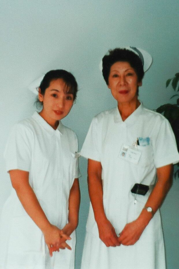 『時の輝き』を描く際は、看護学校や病院で丁寧な取材を重ねた