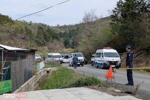 《京都小6男児行方不明事件》規制された遺体発見現場へと繋がる道