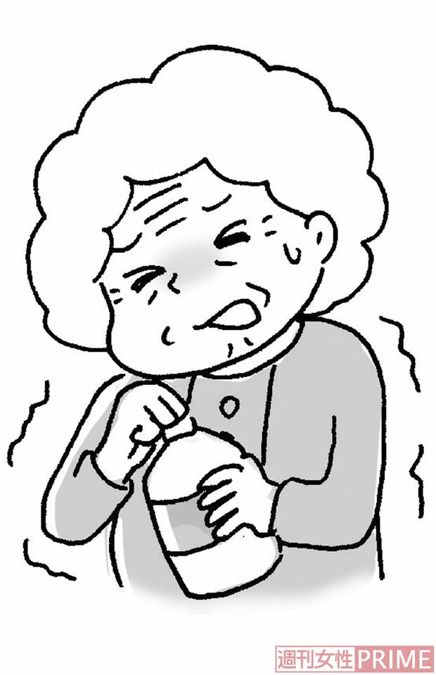 閉経を迎えた女性を襲う“骨卒中”　イラスト/赤松かおり