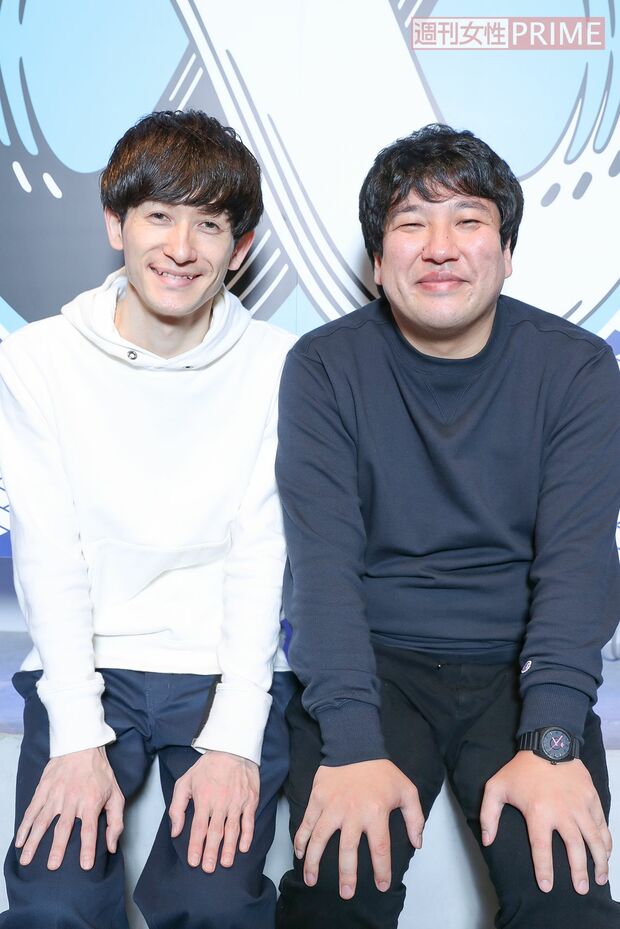 LOVE（左）たつろう（右）奥村　撮影／吉岡竜紀