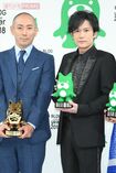 『BLOG of the year 2018』で優秀賞を受賞。受賞者同士のトークで、ブログ内での“変な擬音”が話題に上ると「僕もよく言いますよ、アイドルなんで」と話し、笑いを誘った 撮影/高梨俊浩