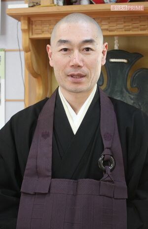 旧庁舎の保存を求める高橋さん