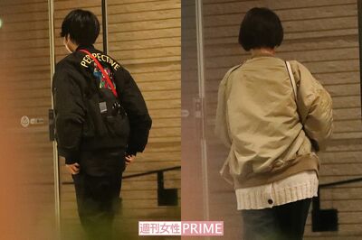 5月上旬の深夜、川谷がタクシーで帰宅。その数分後に今度は松本が姿を現し、慣れた様子でマンションに入っていった