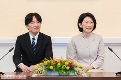 北欧への公式訪問前の記者会見では、眞子さまの結婚について特に言及されなかった（6月21日）