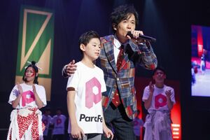 遅れてきた稲垣は、「遅刻したわけではありませんよ。来年は最初から参加したい!」 提供:日本財団パラリンピックサポートセンター