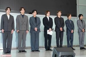 猪俣周杜の契約解除を受けて、フジテレビで会見を開いた『timelesz』