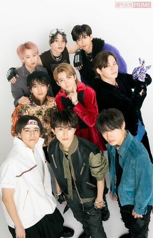 超特急　撮影／矢島泰輔　ヘアメイク／杉野智行・及川美紀・菅井彩佳　スタイリング／東 正晃