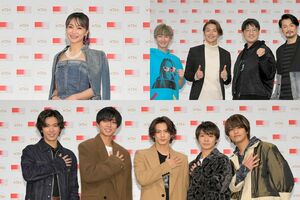 （左上から）LiSA、純烈、King&Prince