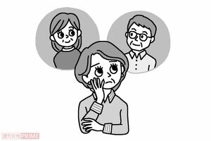 STEP2：介護できる人は誰かを把握（イラスト／幸内あけみ）