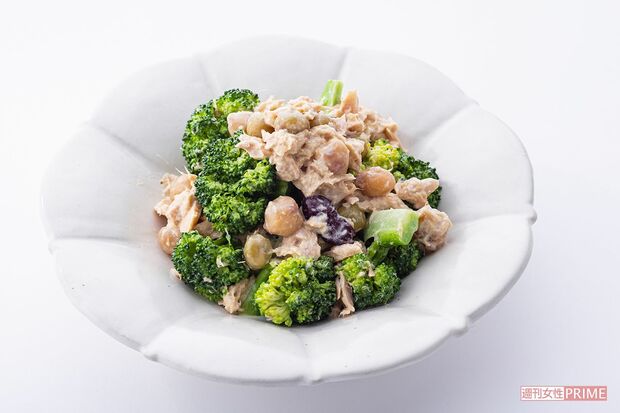 ブロッコリーとツナのみそマヨネーズあえ