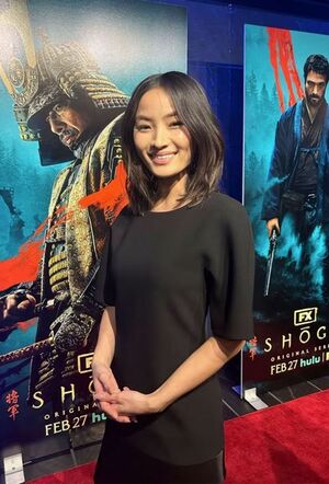 重要な役どころを演じたアンナ・サワイ（筆者撮影／東洋経済オンライン）