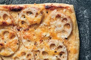 油揚げれんこんピザ